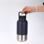 Portable Dog Water Bottle with Bowl - Insulated & Leak-Proof