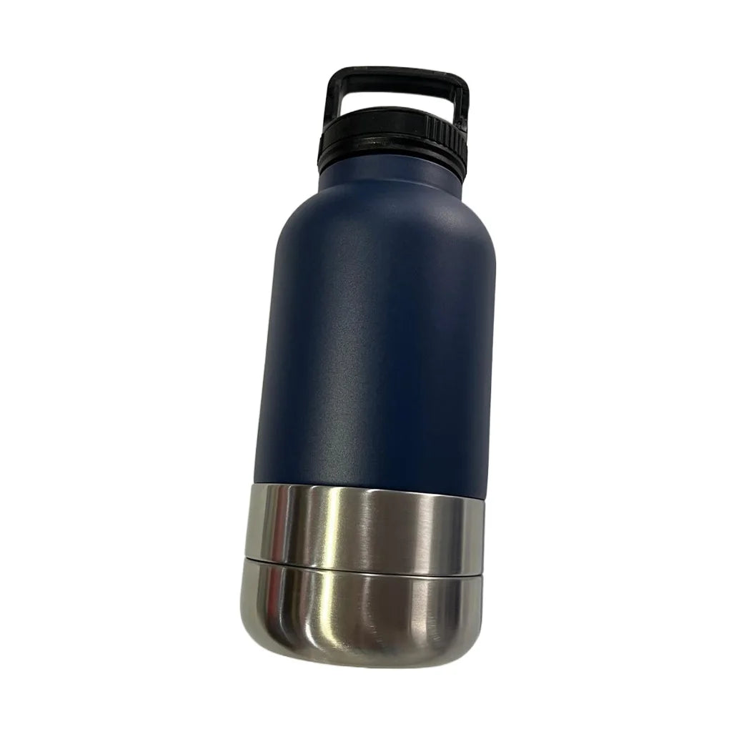 Portable Dog Water Bottle with Bowl - Insulated & Leak-Proof