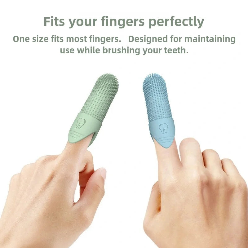 360° Cleaning Finger Toothbrush, Food Grade Silicone