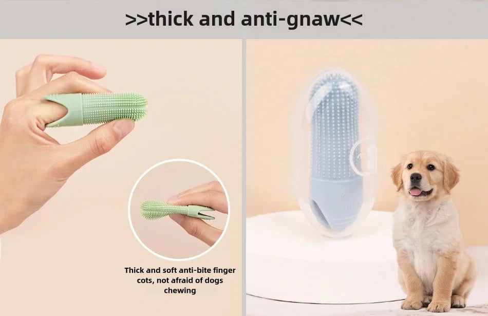 360° Cleaning Finger Toothbrush, Food Grade Silicone