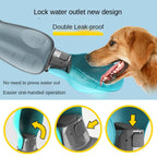 Foldable Dog Water Bottle - Leaf Shape Travel Cup