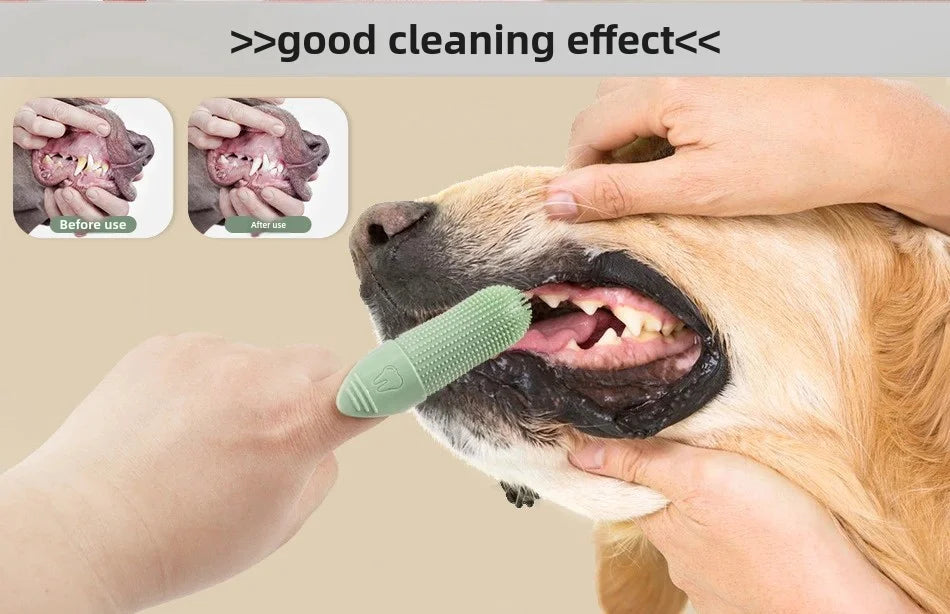 360° Cleaning Finger Toothbrush, Food Grade Silicone